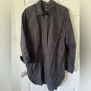 Black Gap Button-Down Tunic